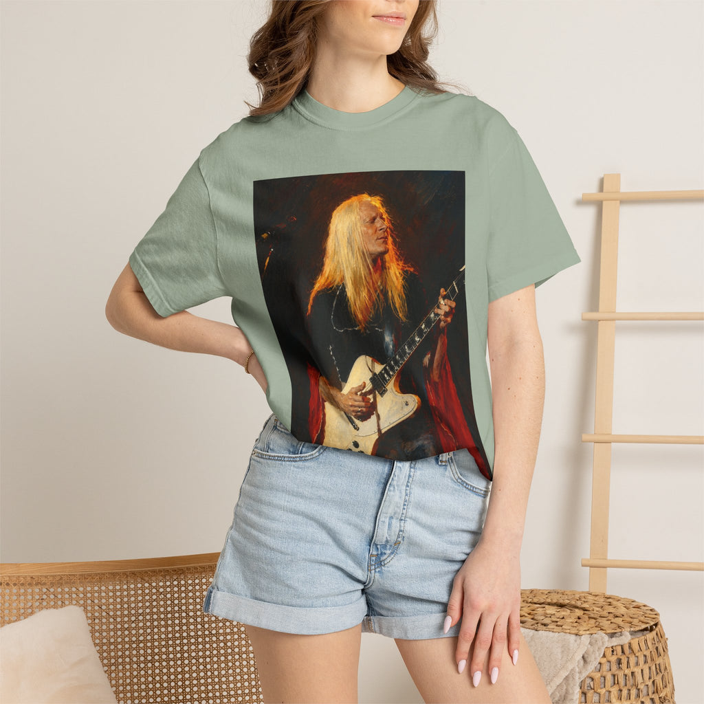 Johnny Winter Guitar T Shirt