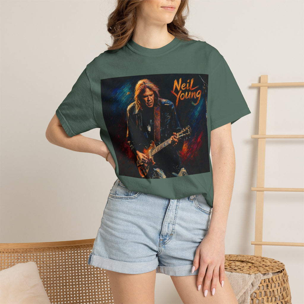 Neil Young Vintage Guitar T Shirt