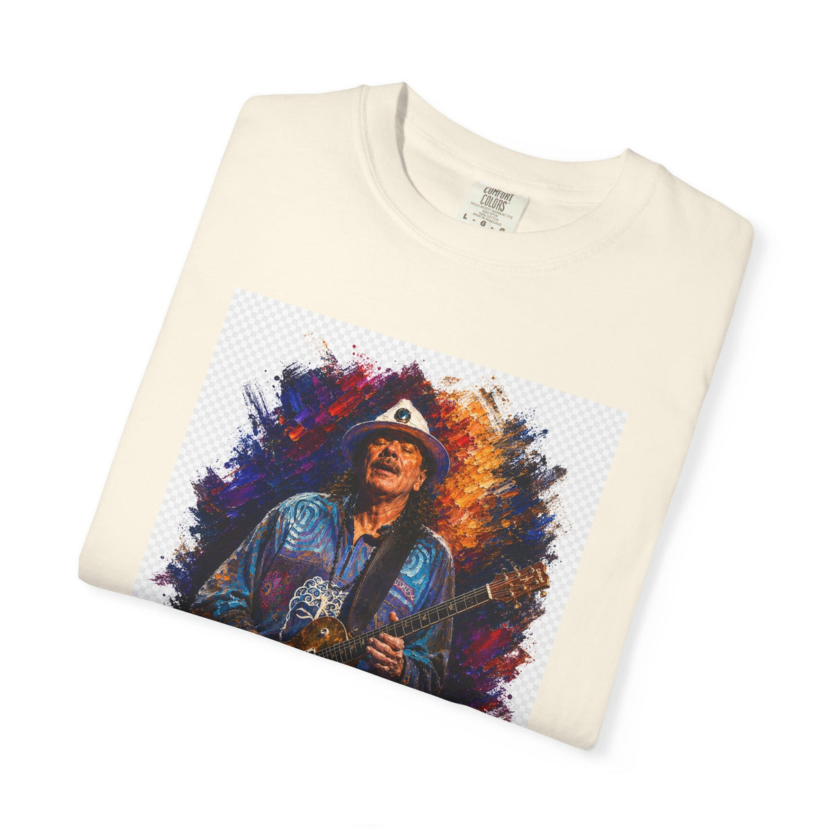Carlos Santana Guitar  T Shirt