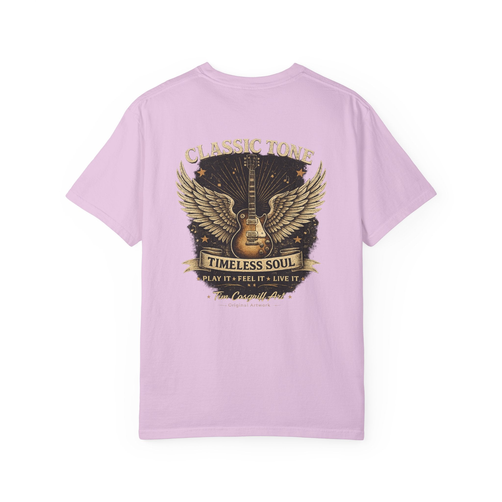 Vintage Piano & Guitar Tee — "Classic Tone Timeless Soul" Graphic T-Shirt