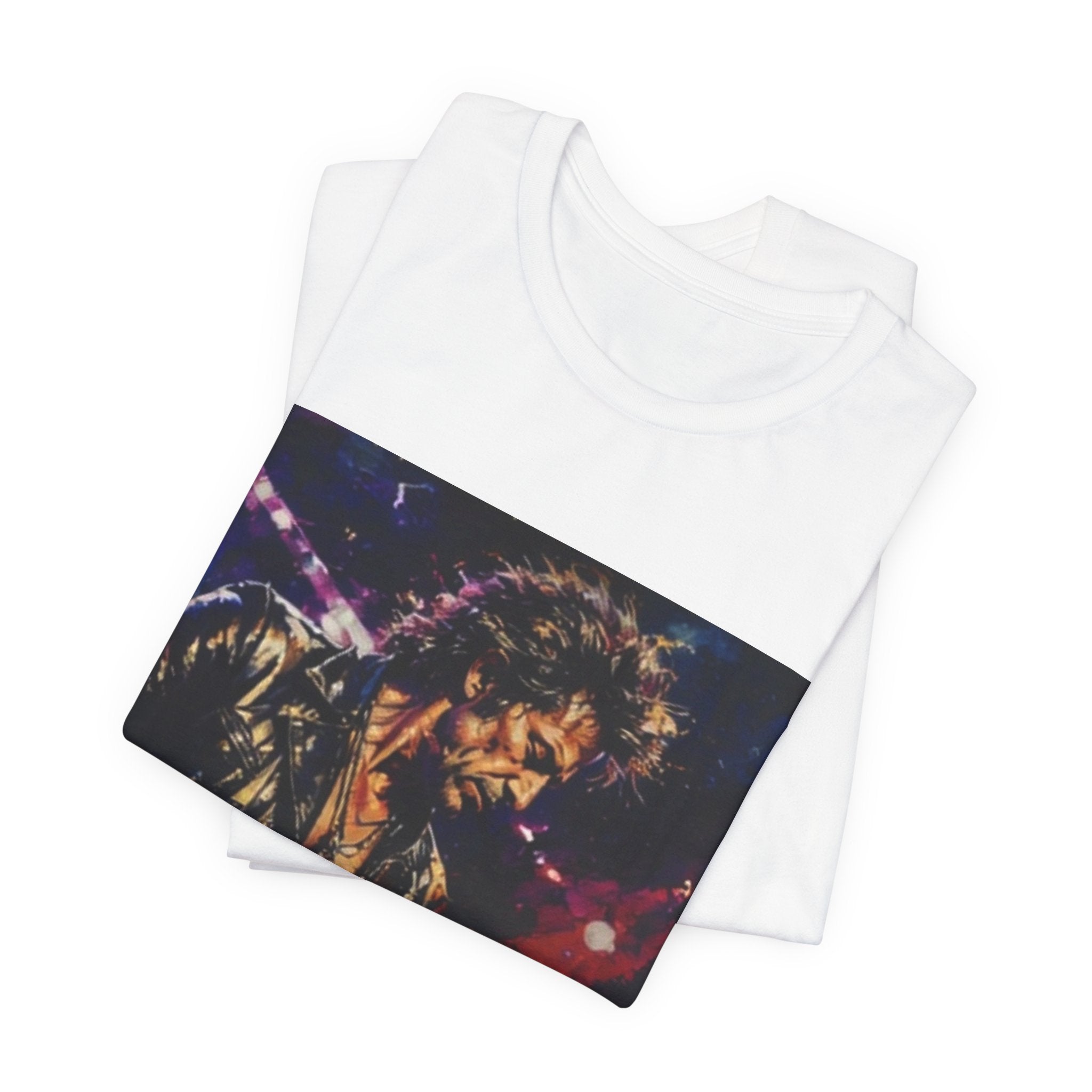 Guitarist Concert Graphic Tee — Vintage Rock Music Band Shirt