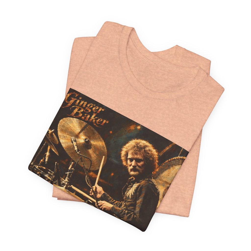 Ginger Baker Drummer T Shirt