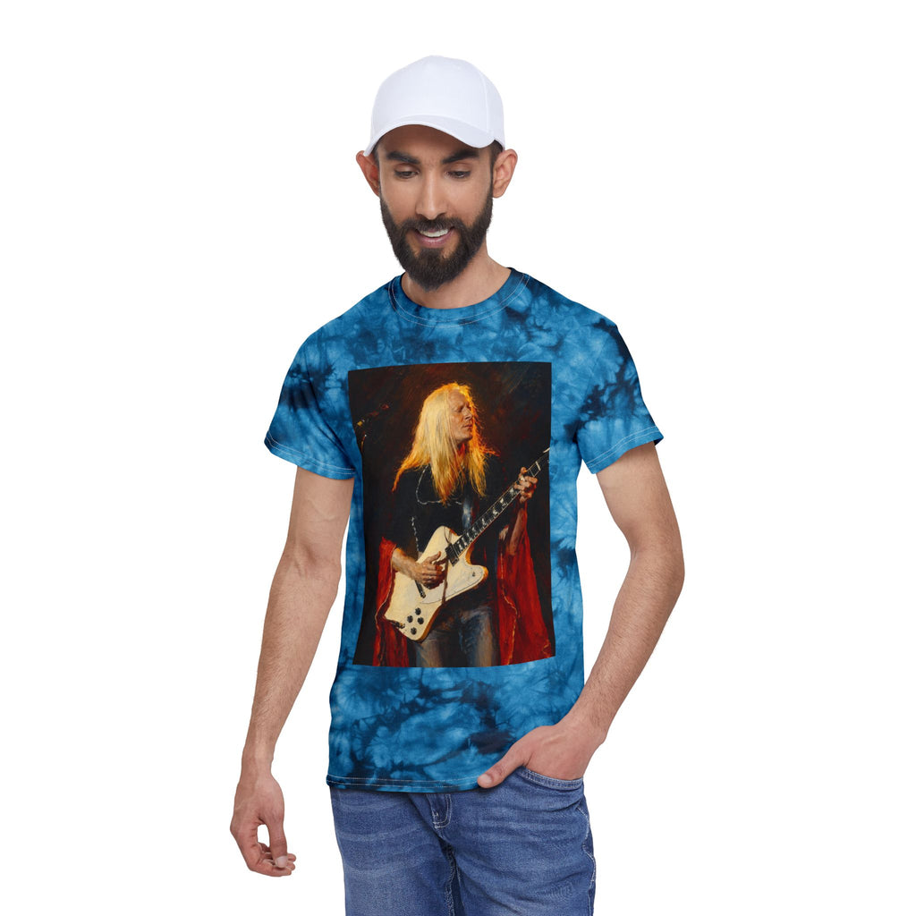 Johnny Winter Tie Dye T Shirt