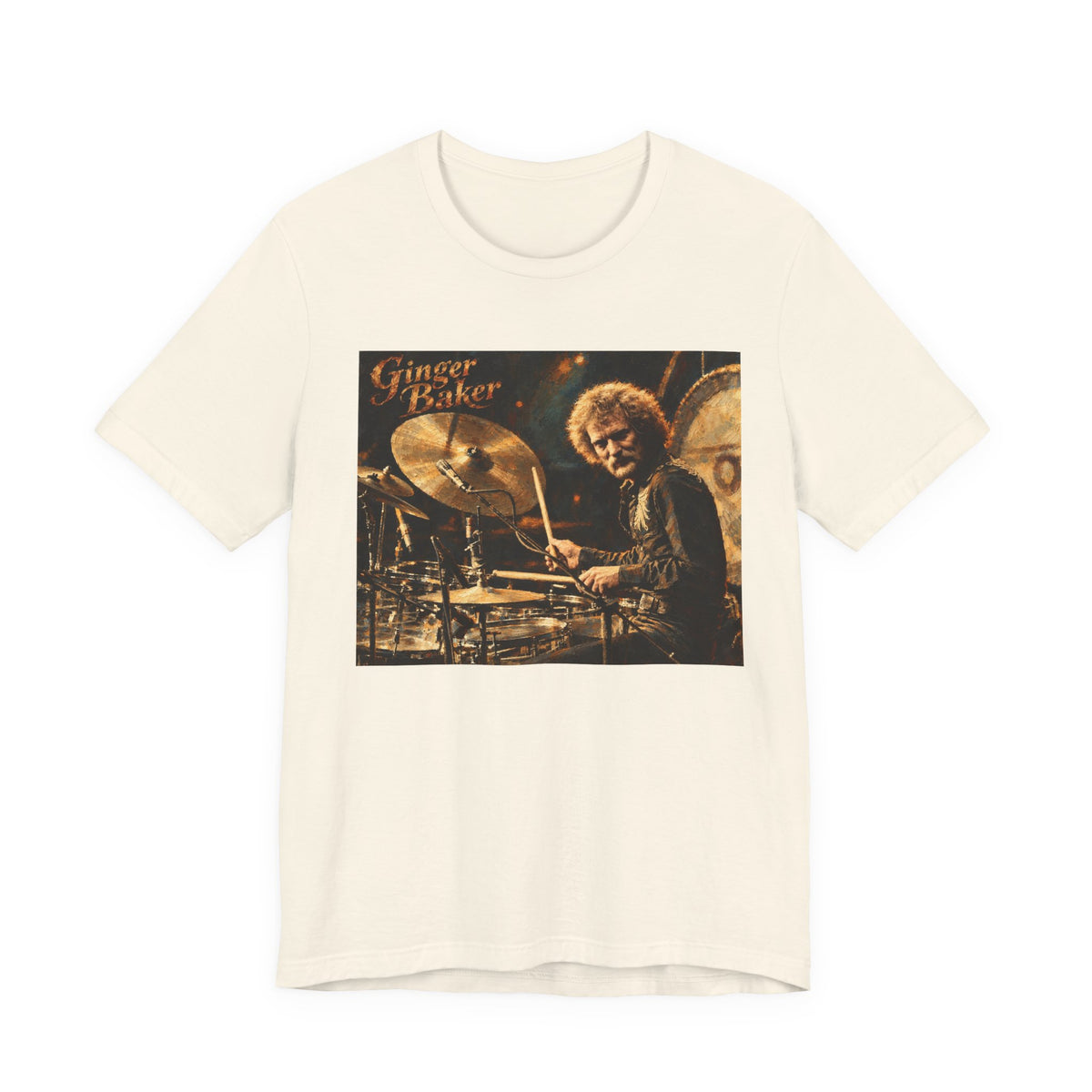 Ginger Baker Drummer T Shirt