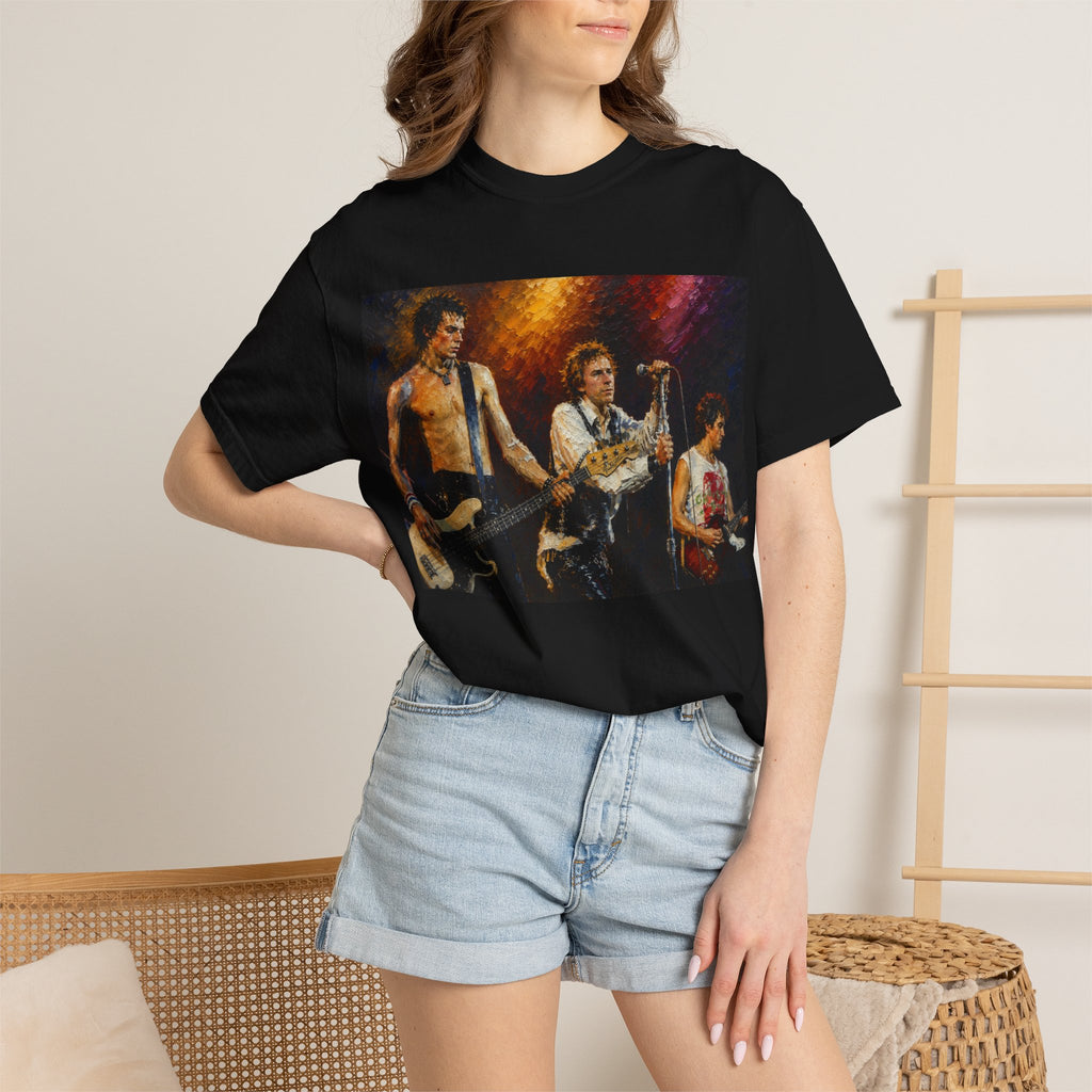 Punk Rock T‑Shirt  Retro Rock Band Photo Tee