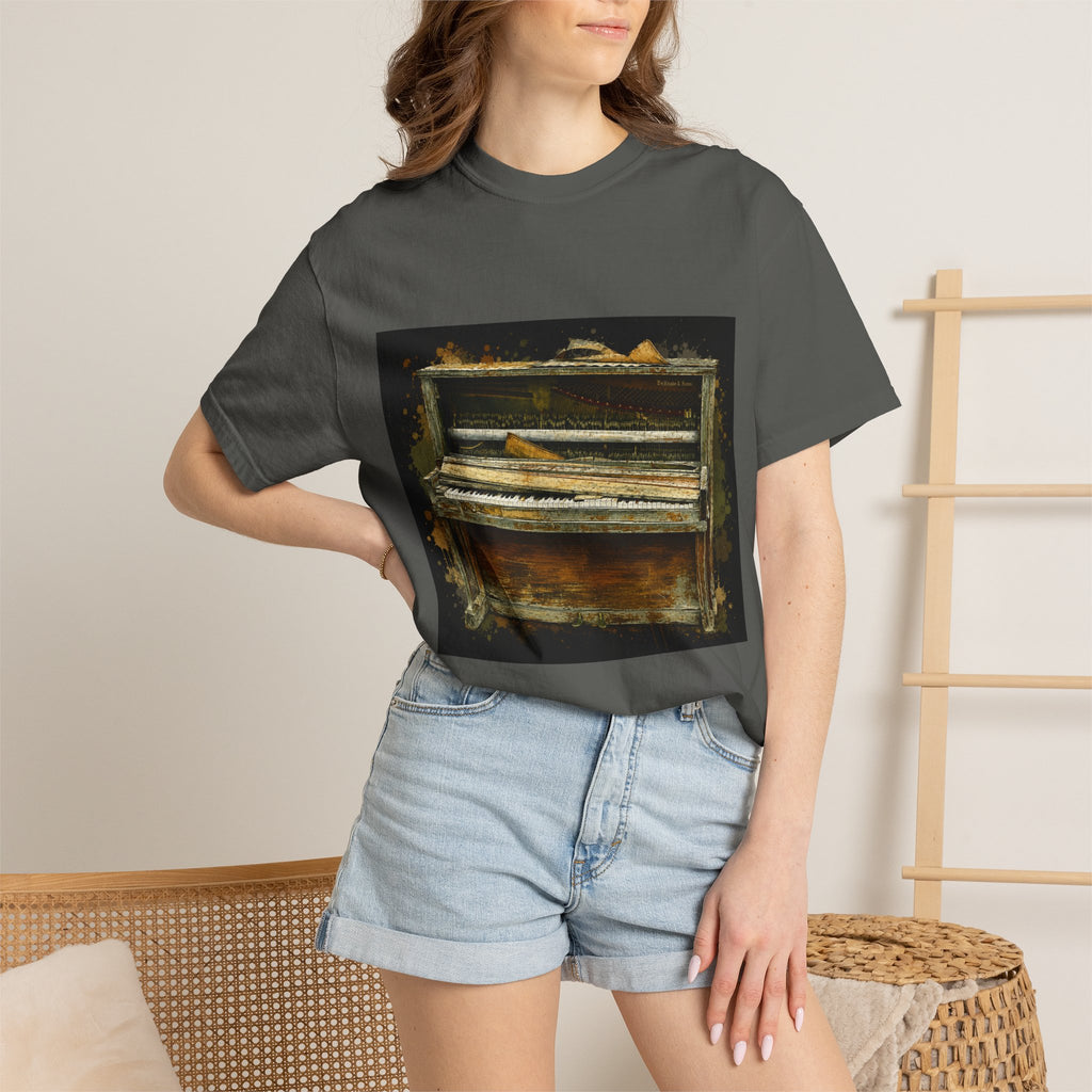 Vintage Piano Original Art T Shirt