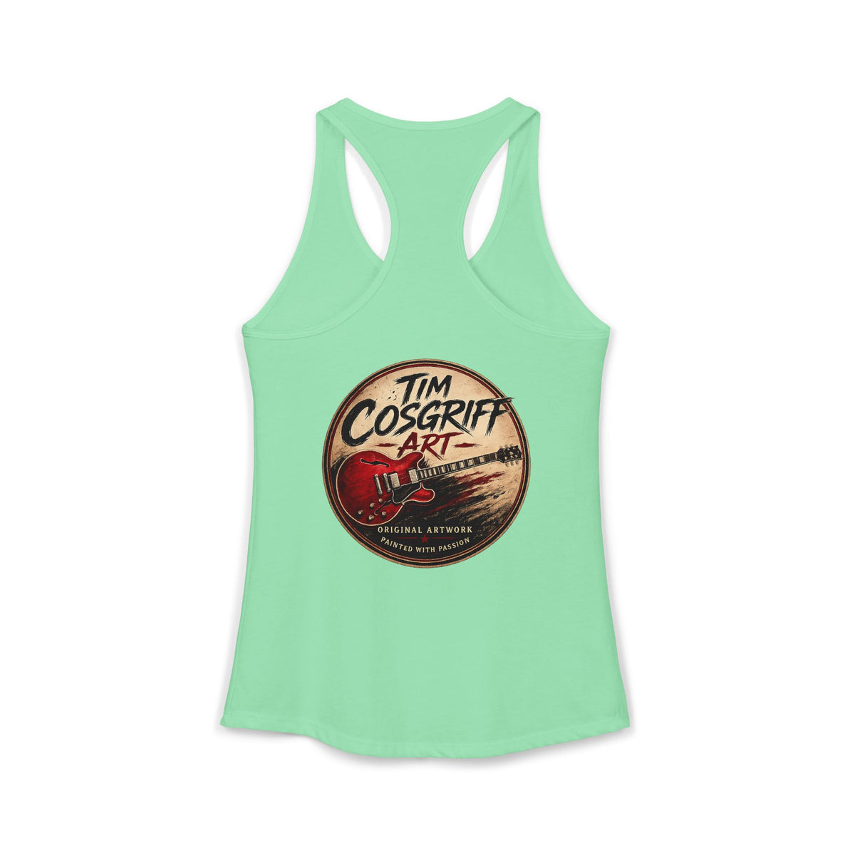 Alvin Lee at Woodstock Women's Racerback Tank