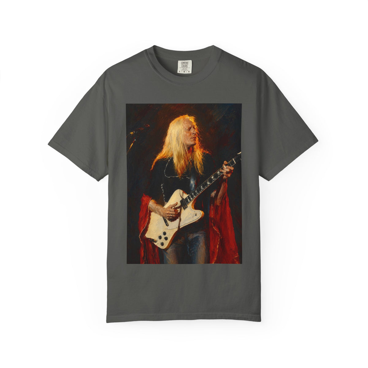 Johnny Winter Guitar T Shirt