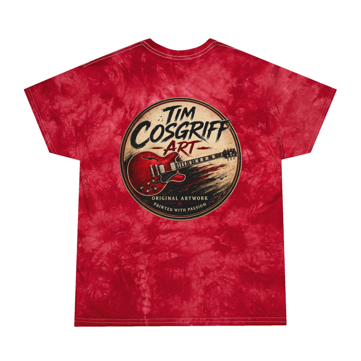 Jimmy Page Tribute Tie Dye T Shirt