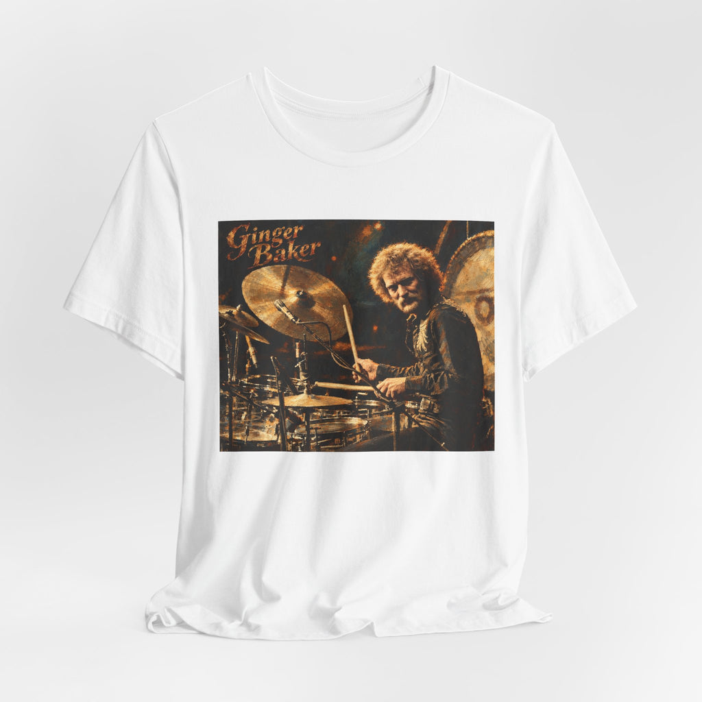 Ginger Baker Drummer T Shirt
