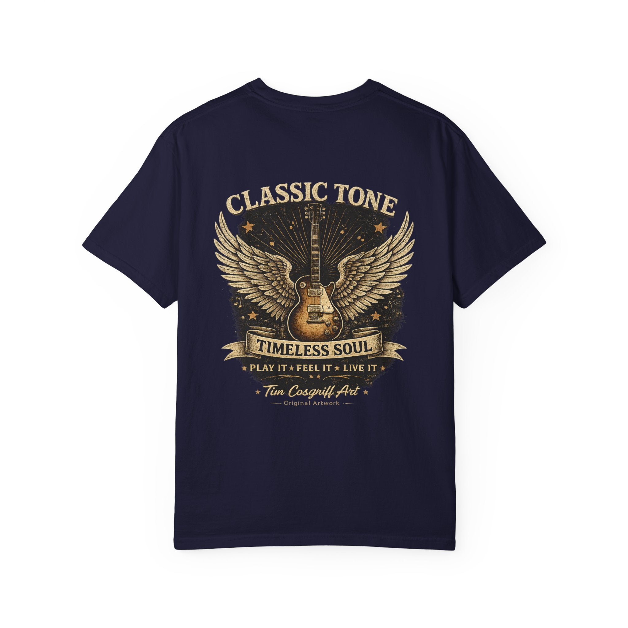 Classic Tone Guitar T-Shirt — Timeless Soul Rock Graphic Tee