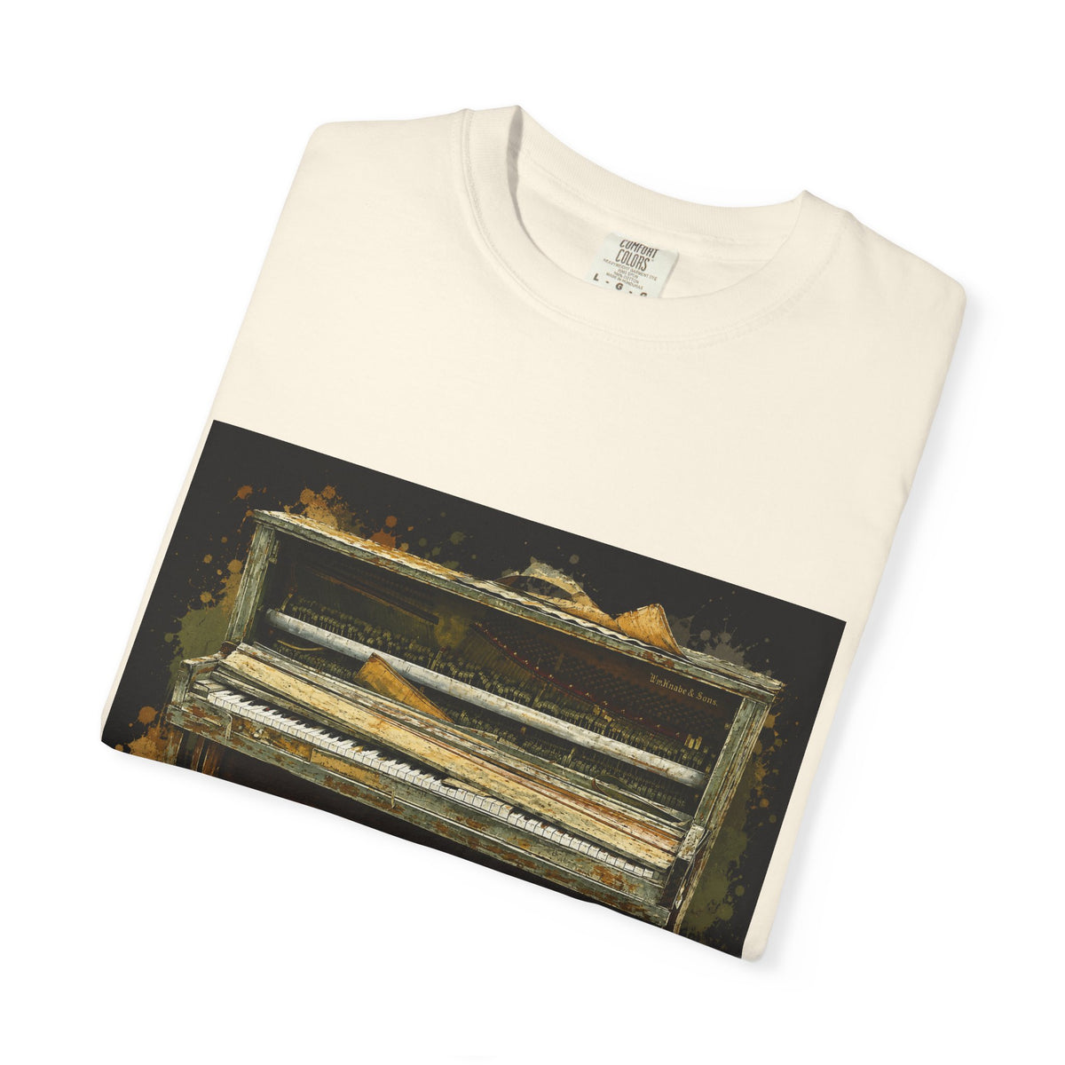 Vintage Piano Original Art T Shirt