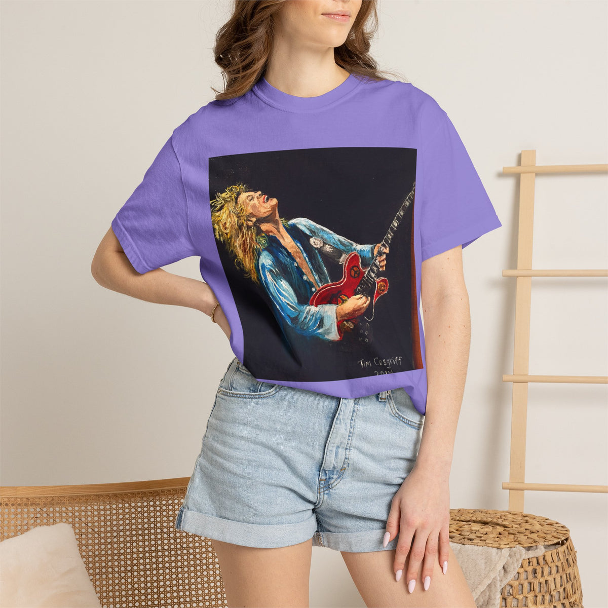 Guitar T Shirt Alvin Lee