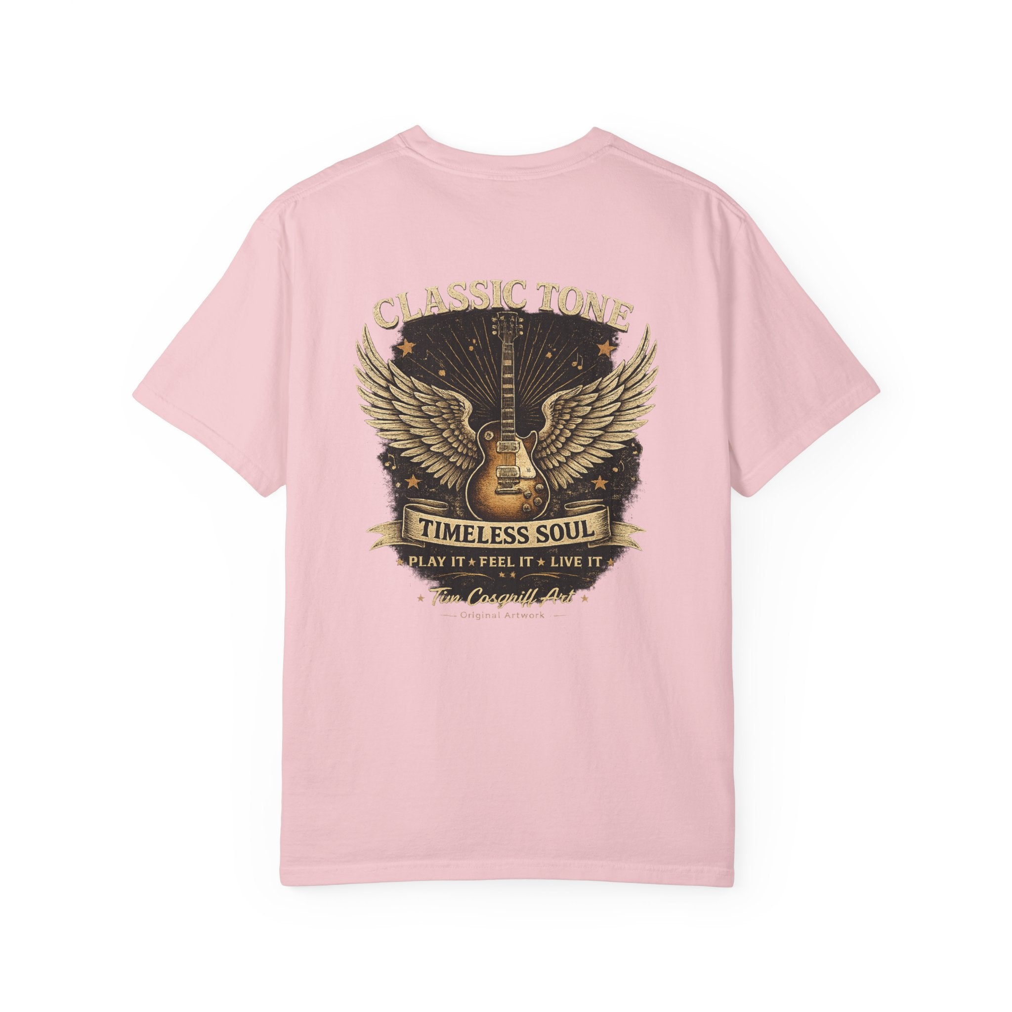 Vintage Piano & Guitar Tee — "Classic Tone Timeless Soul" Graphic T-Shirt