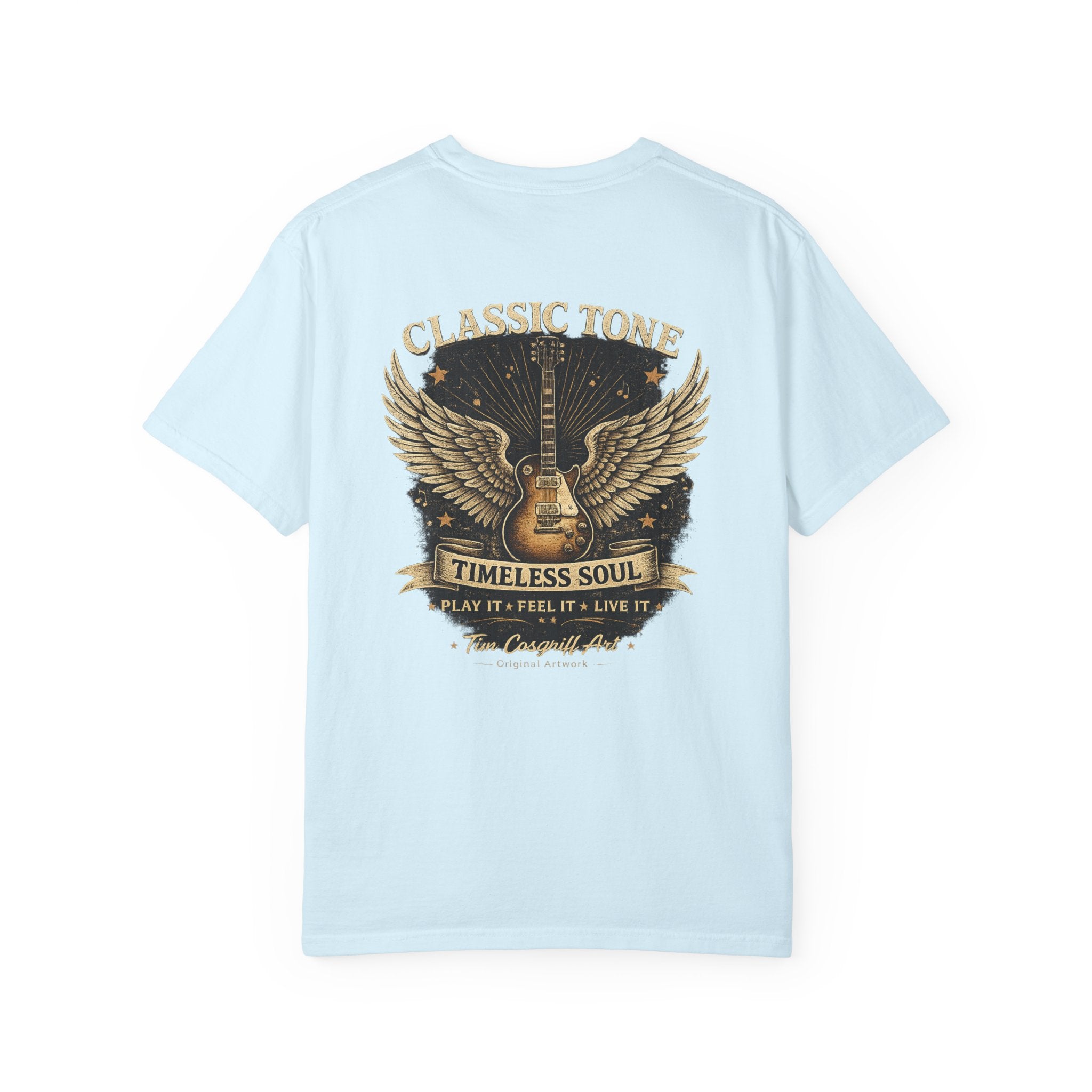 Vintage Piano & Guitar Tee — "Classic Tone Timeless Soul" Graphic T-Shirt