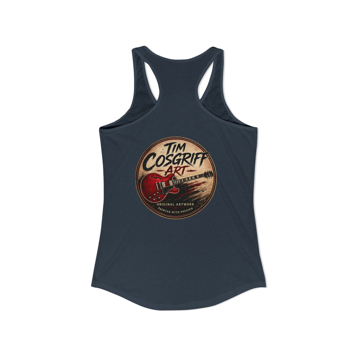 Jimmy Page Guitarist Women's Ideal Racerback Tank