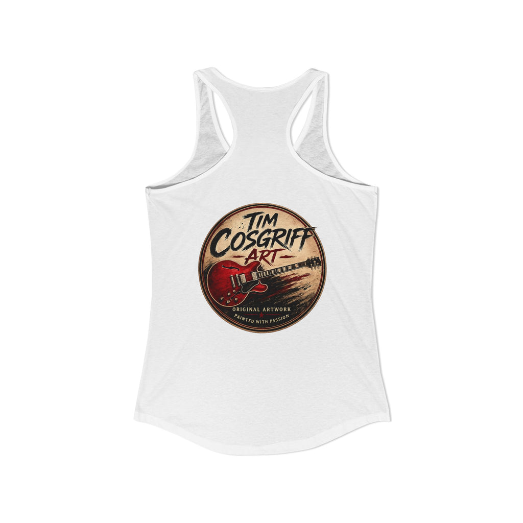 Alvin Lee at Woodstock Women's Racerback Tank