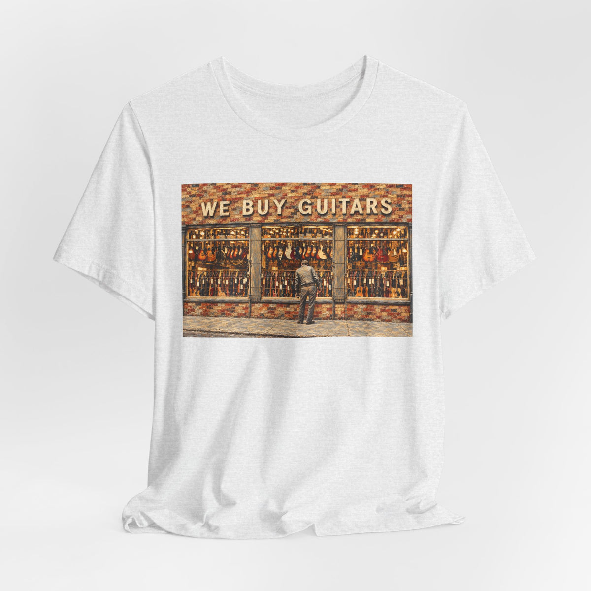 We Buy Guitars Vintage Music Store Tee