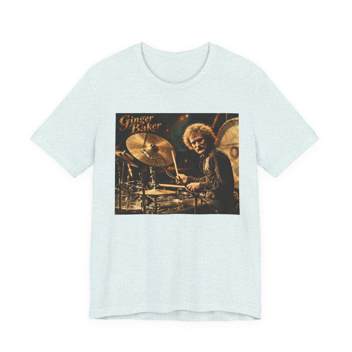 Ginger Baker Drummer T Shirt