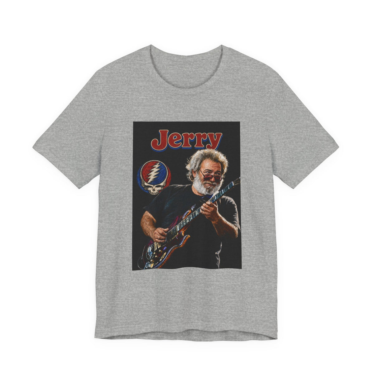 Jerry Garcia Guitar Portrait T Shirt