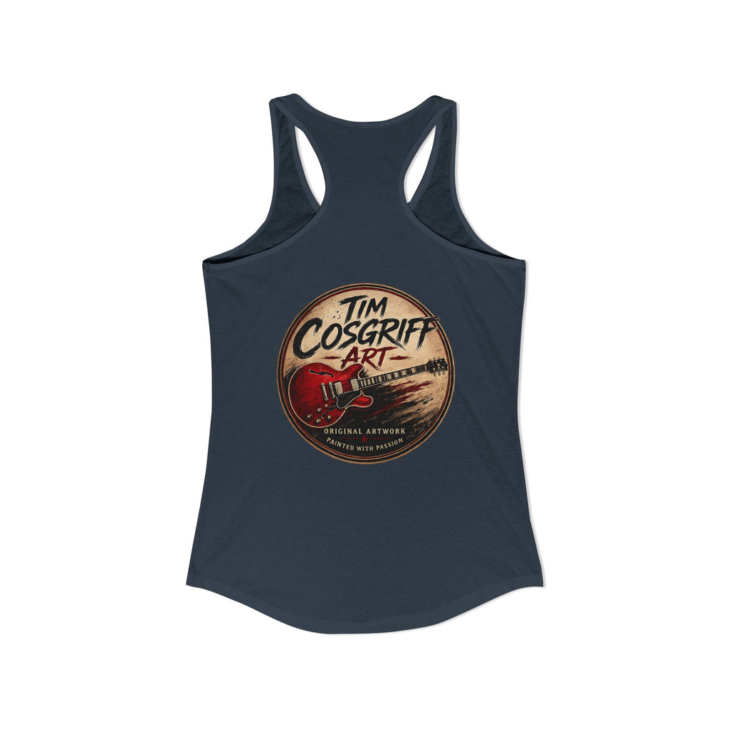 Alvin Lee at Woodstock Women's Racerback Tank