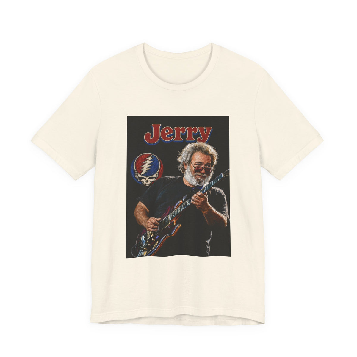 Jerry Garcia Guitar Portrait T Shirt