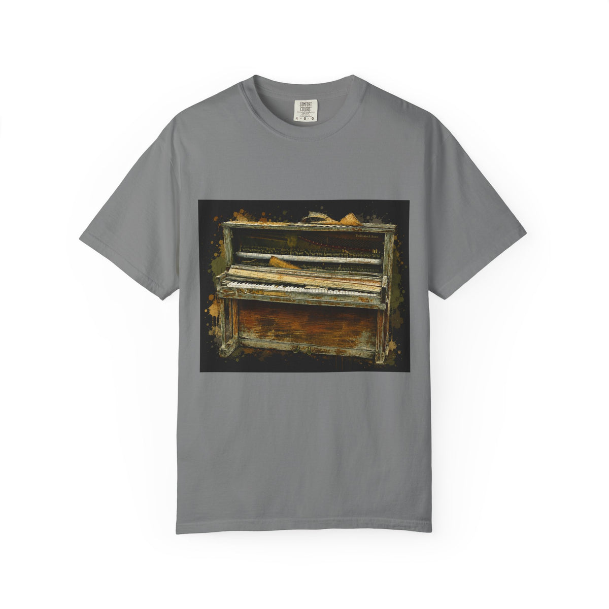 Vintage Piano Original Art T Shirt