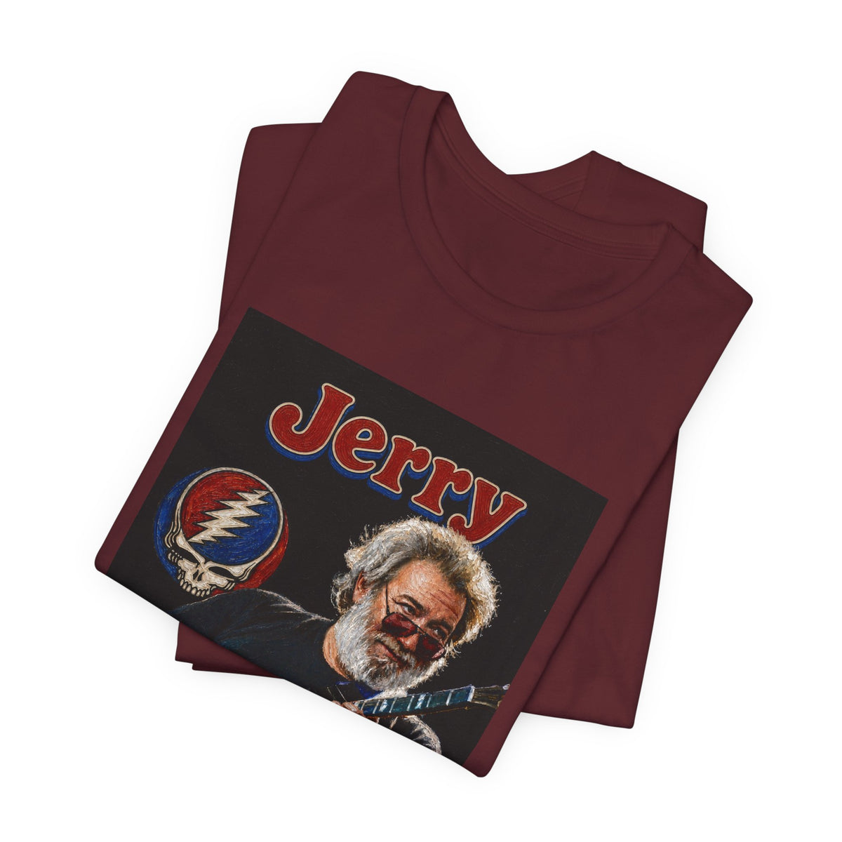 Jerry Garcia Guitar Portrait T Shirt