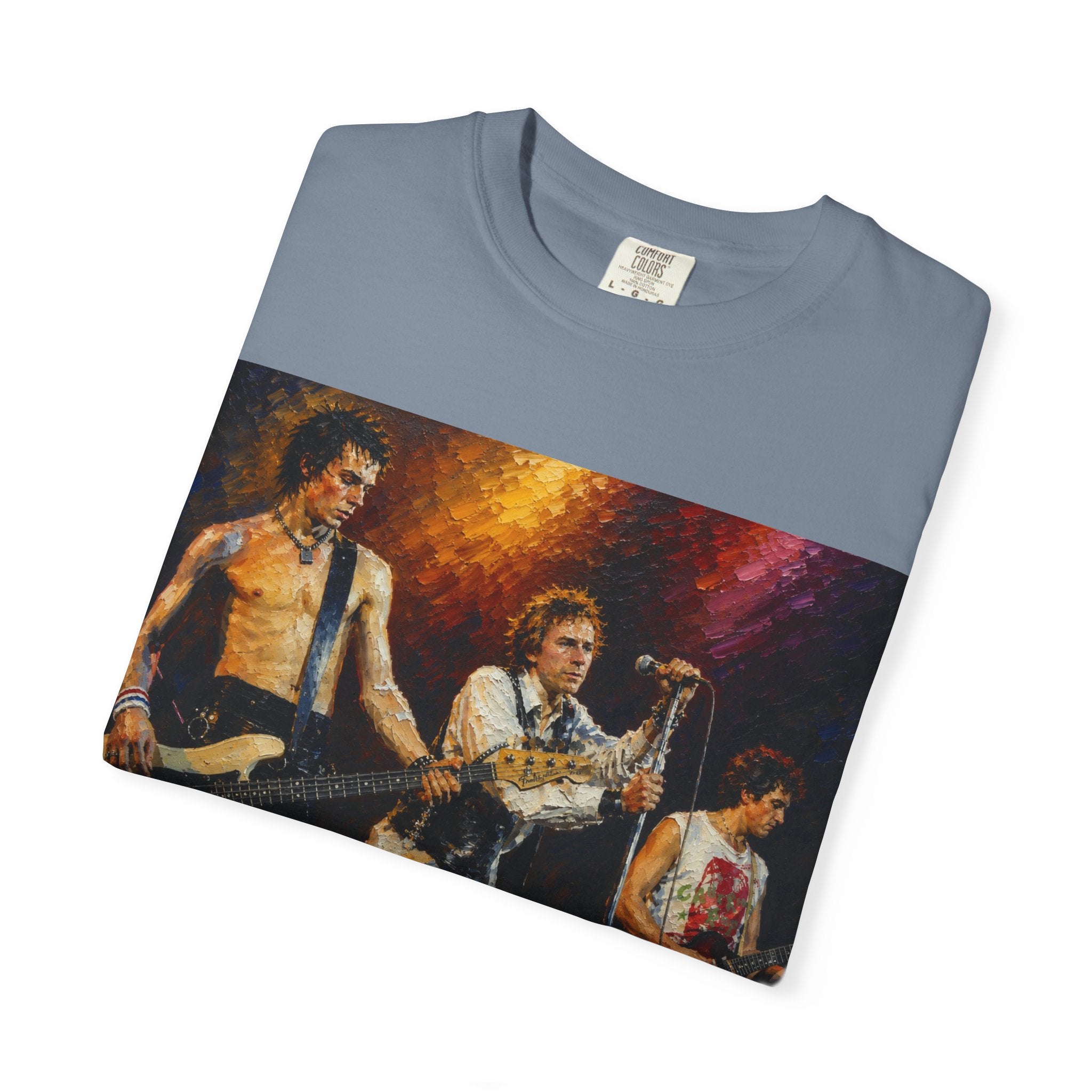 Punk Rock T‑Shirt  Retro Rock Band Photo Tee