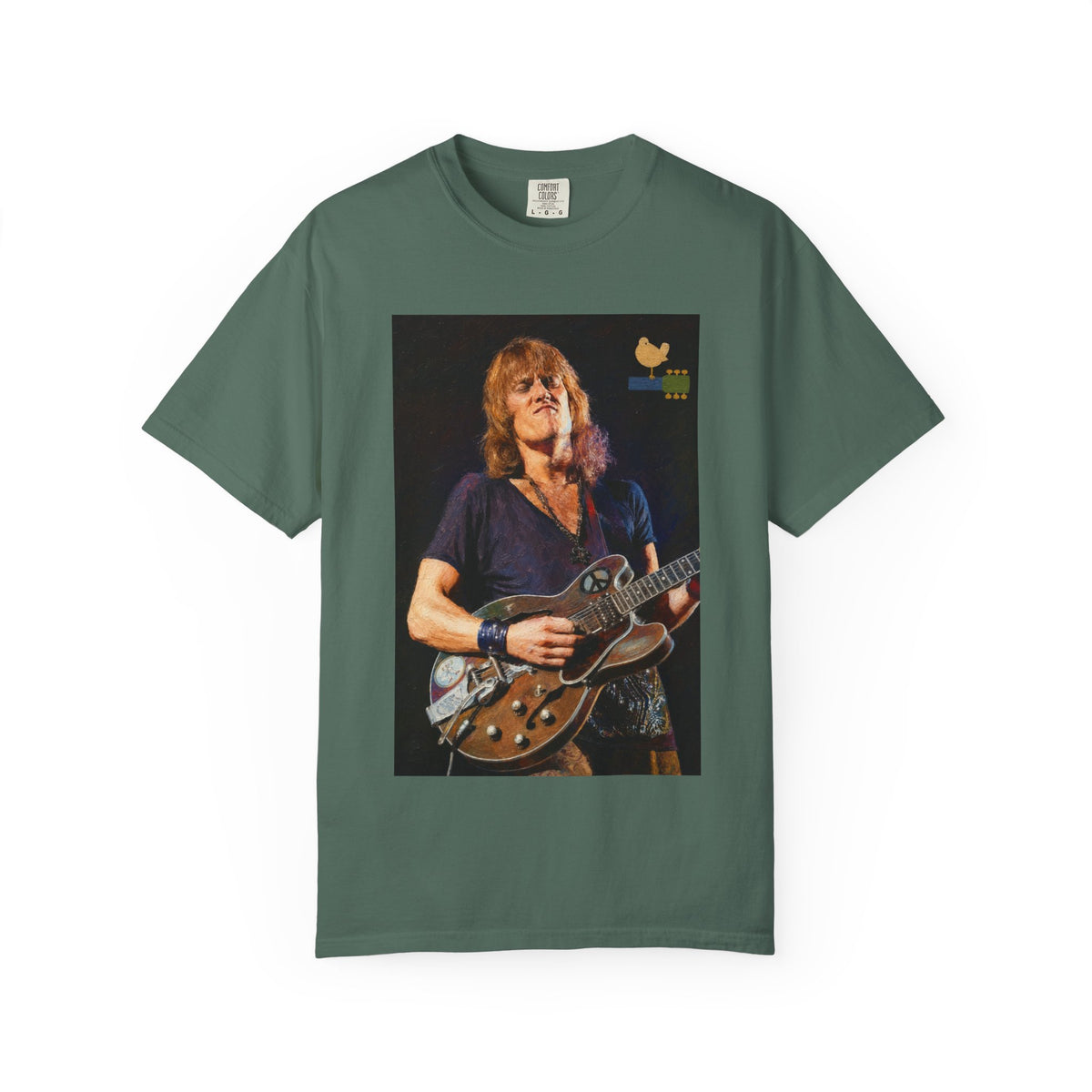 Alvin Lee performing at Woodstock T Shirt