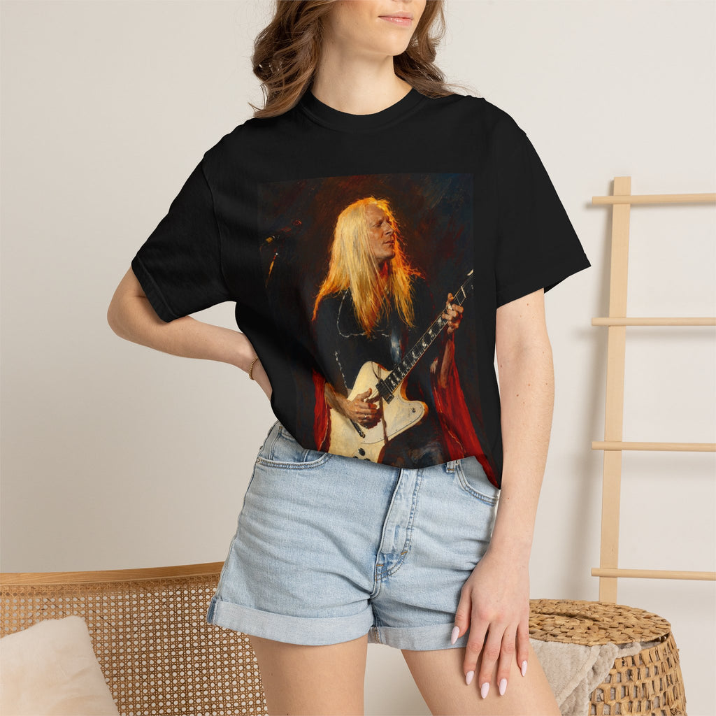 Johnny Winter Guitar T Shirt