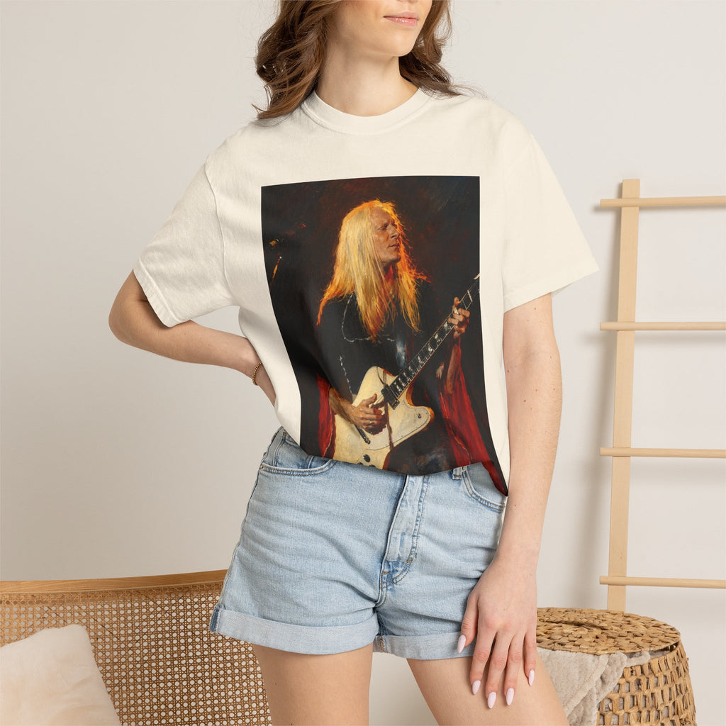 Johnny Winter Guitar T Shirt