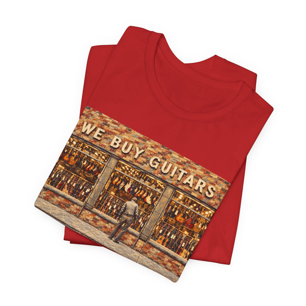 We Buy Guitars Vintage Music Store Tee