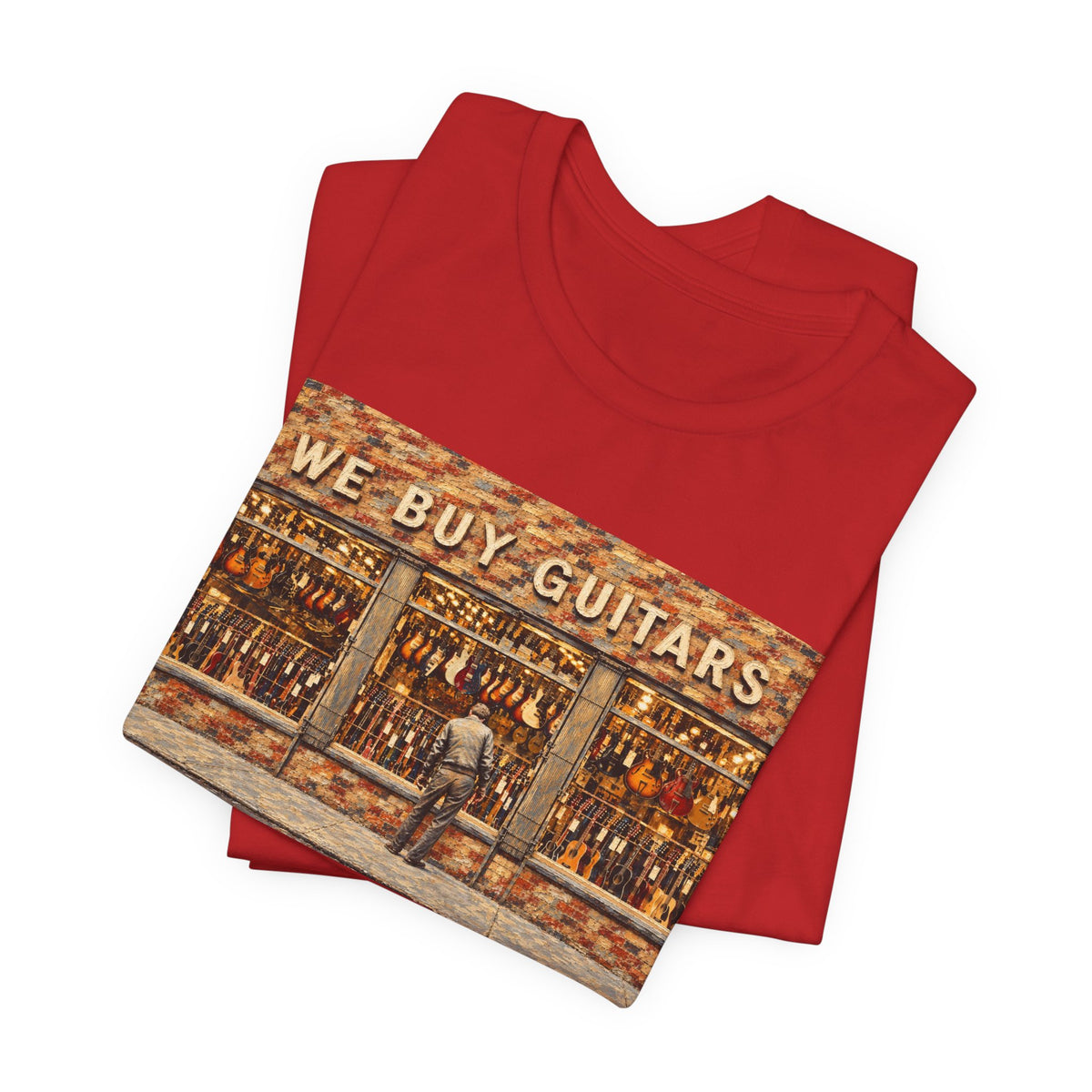 We Buy Guitars Vintage Music Store Tee