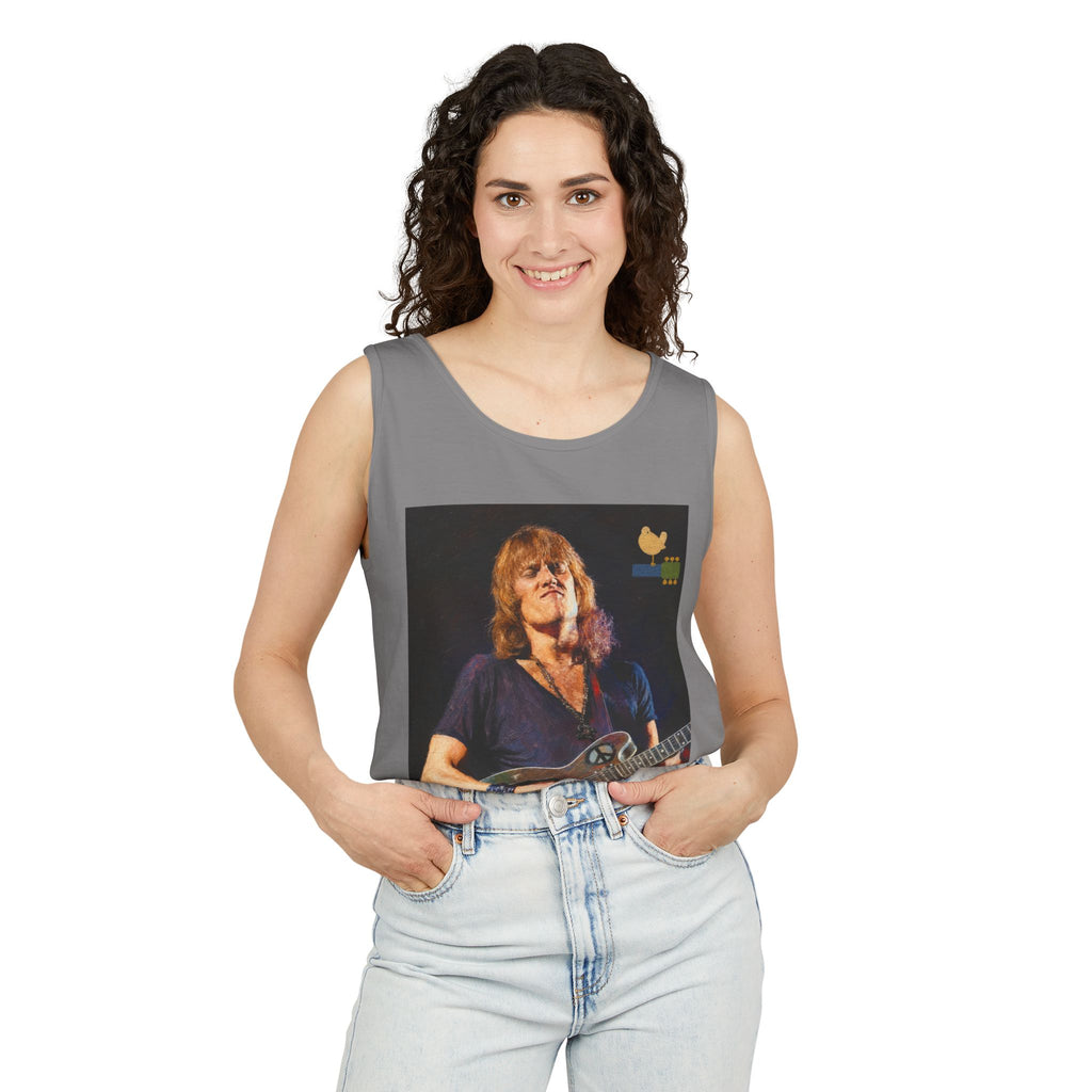 Alvin Lee at Woodstock Tank Top Unisex