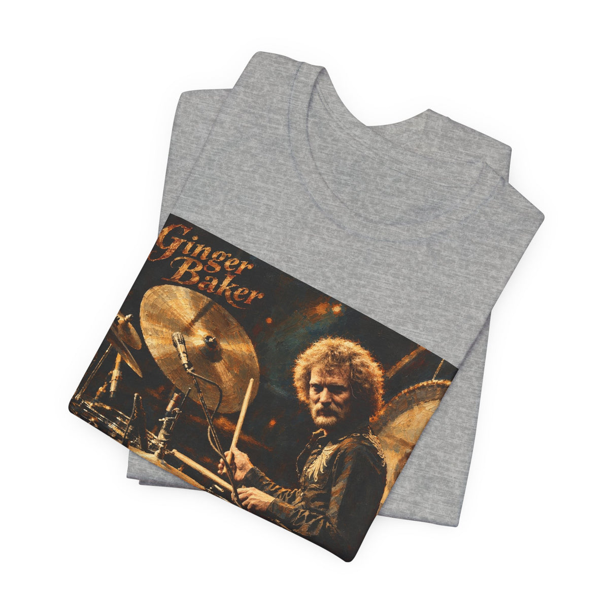 Ginger Baker Drummer T Shirt