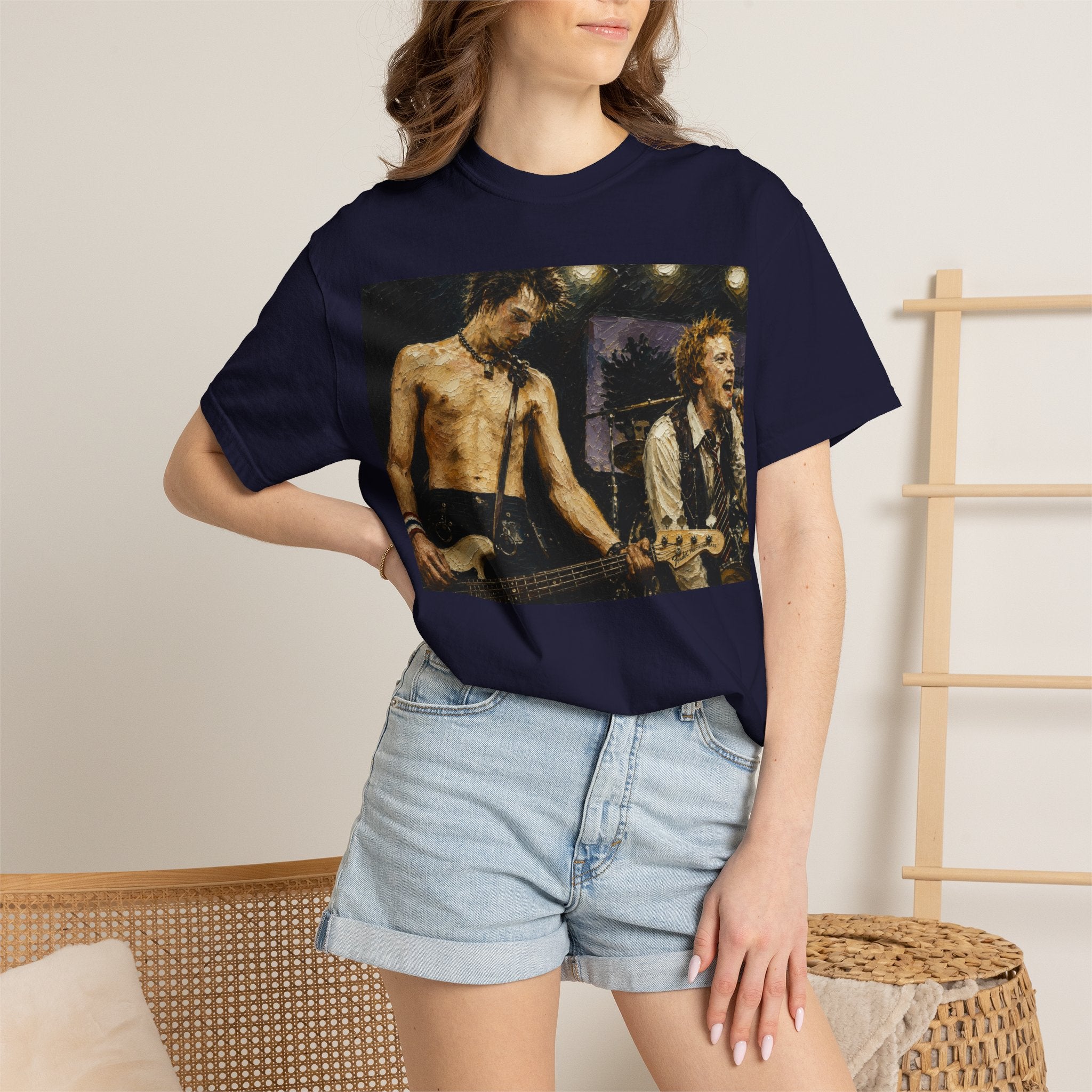 Rock Band Photo T-Shirt  Vintage Live Concert Tee