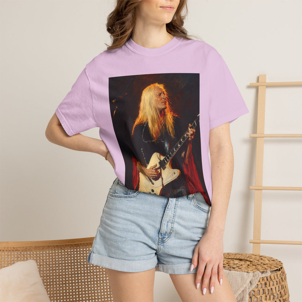 Johnny Winter Guitar T Shirt
