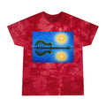 ES335 Guitar Tie Dye Tee with Sunrise Reflection Original Artwork