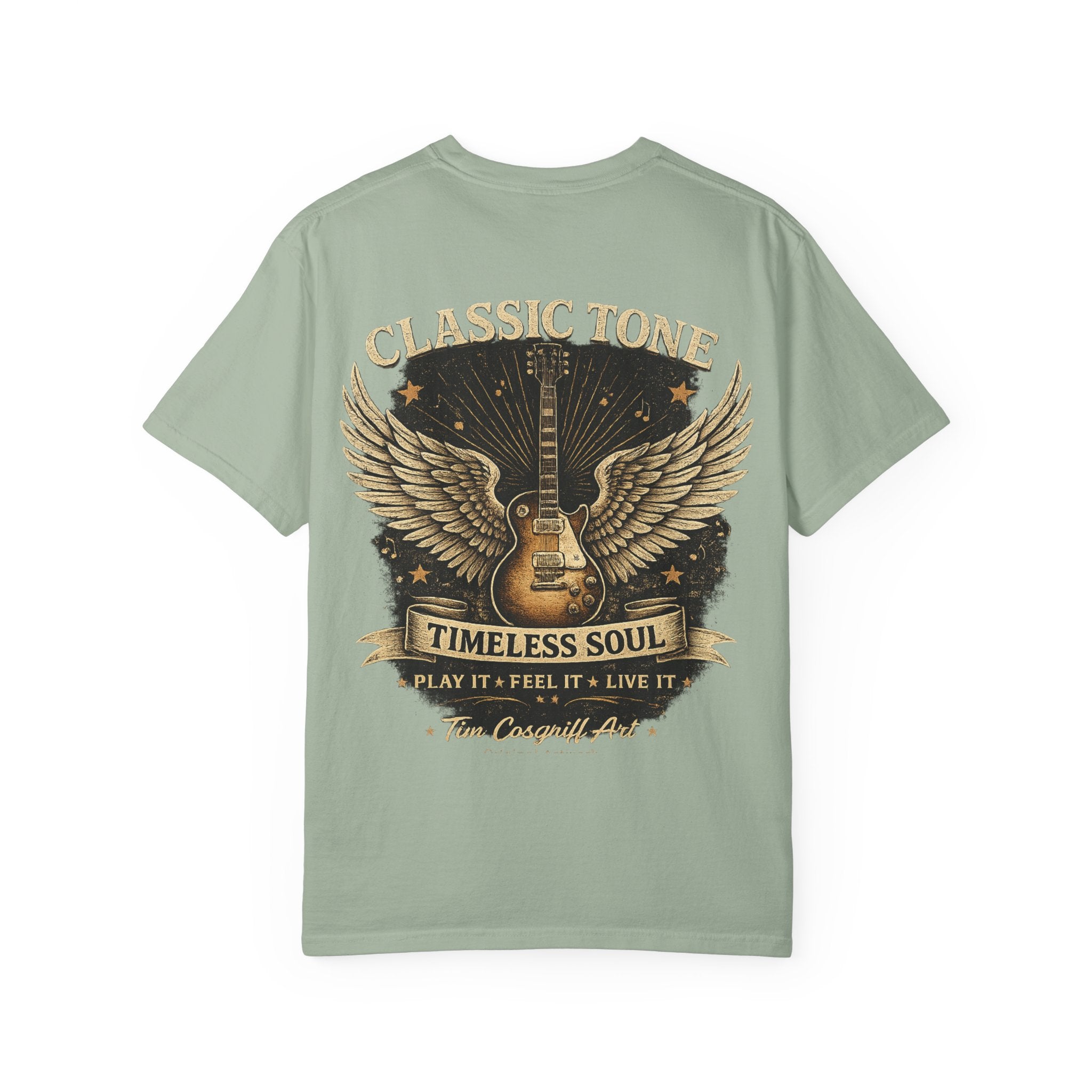 Copy of Classic Tone Timeless Soul Guitar T-Shirt — Winged Guitar Rock Tee