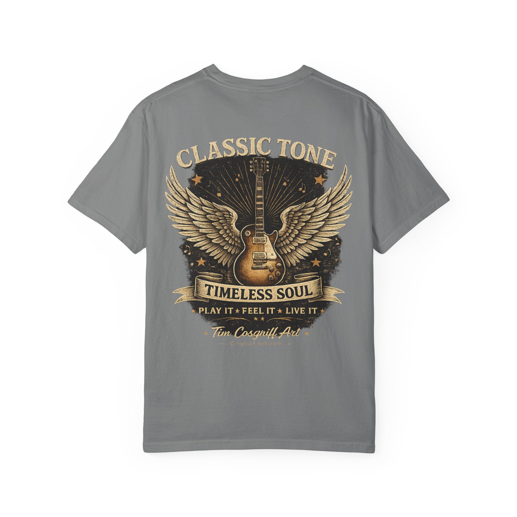 Graphic T-Shirt — Classic Tone "Timeless Soul" Guitar Design