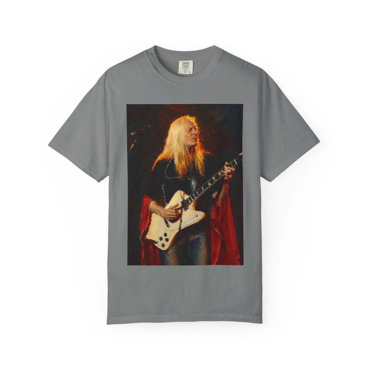 Johnny Winter Guitar T Shirt