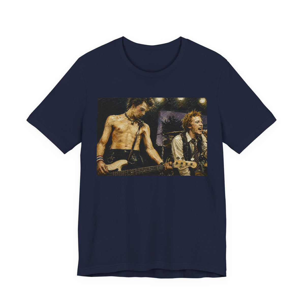 Sid Viscious and Johnny Rotten Live Band T Shirt