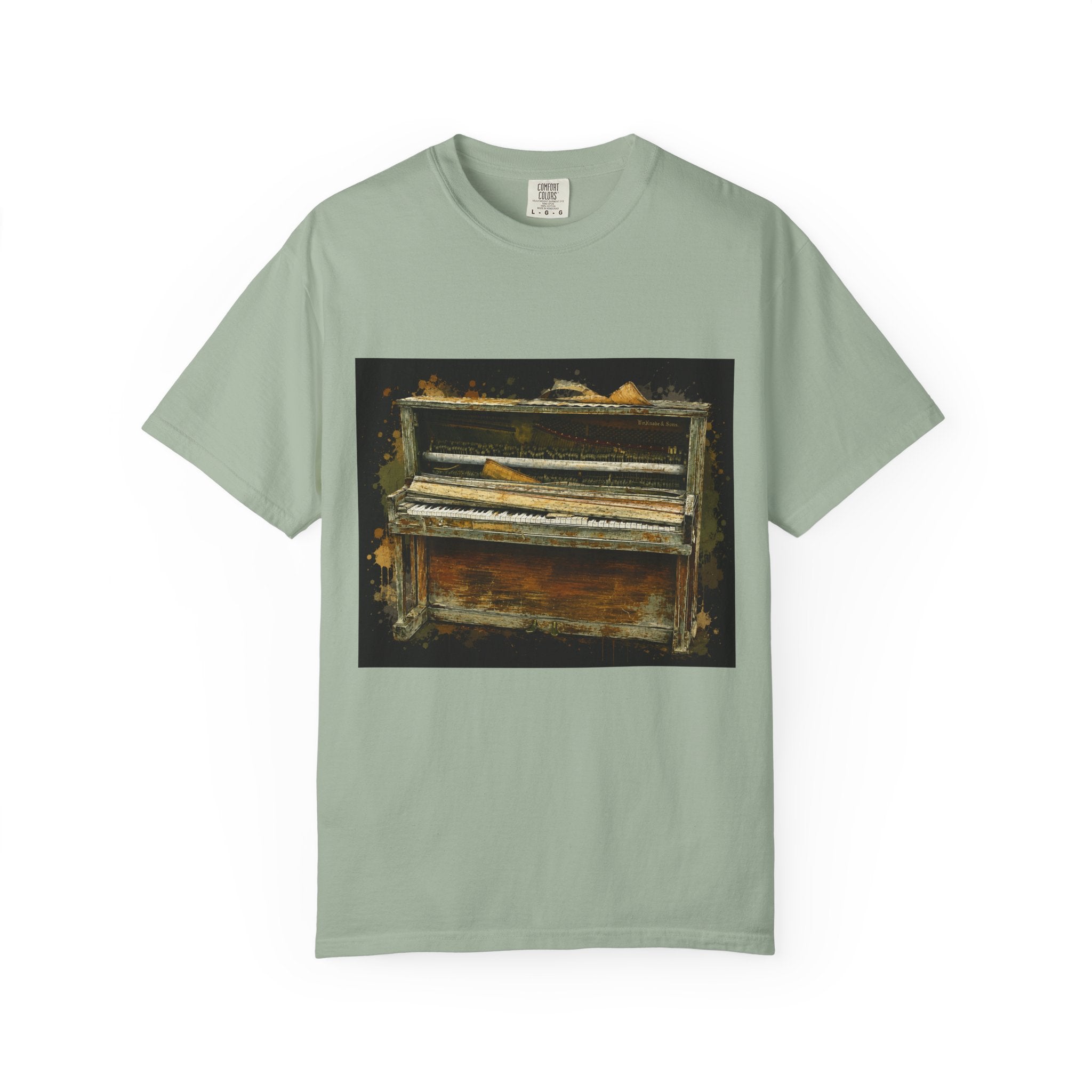 Vintage Piano & Guitar Tee — "Classic Tone Timeless Soul" Graphic T-Shirt
