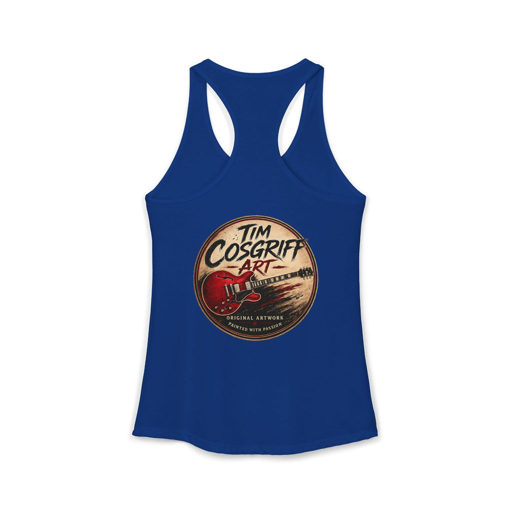 Alvin Lee at Woodstock Women's Racerback Tank
