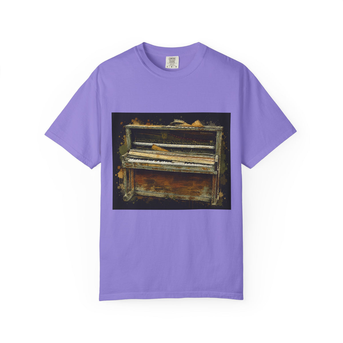 Vintage Piano Original Art T Shirt