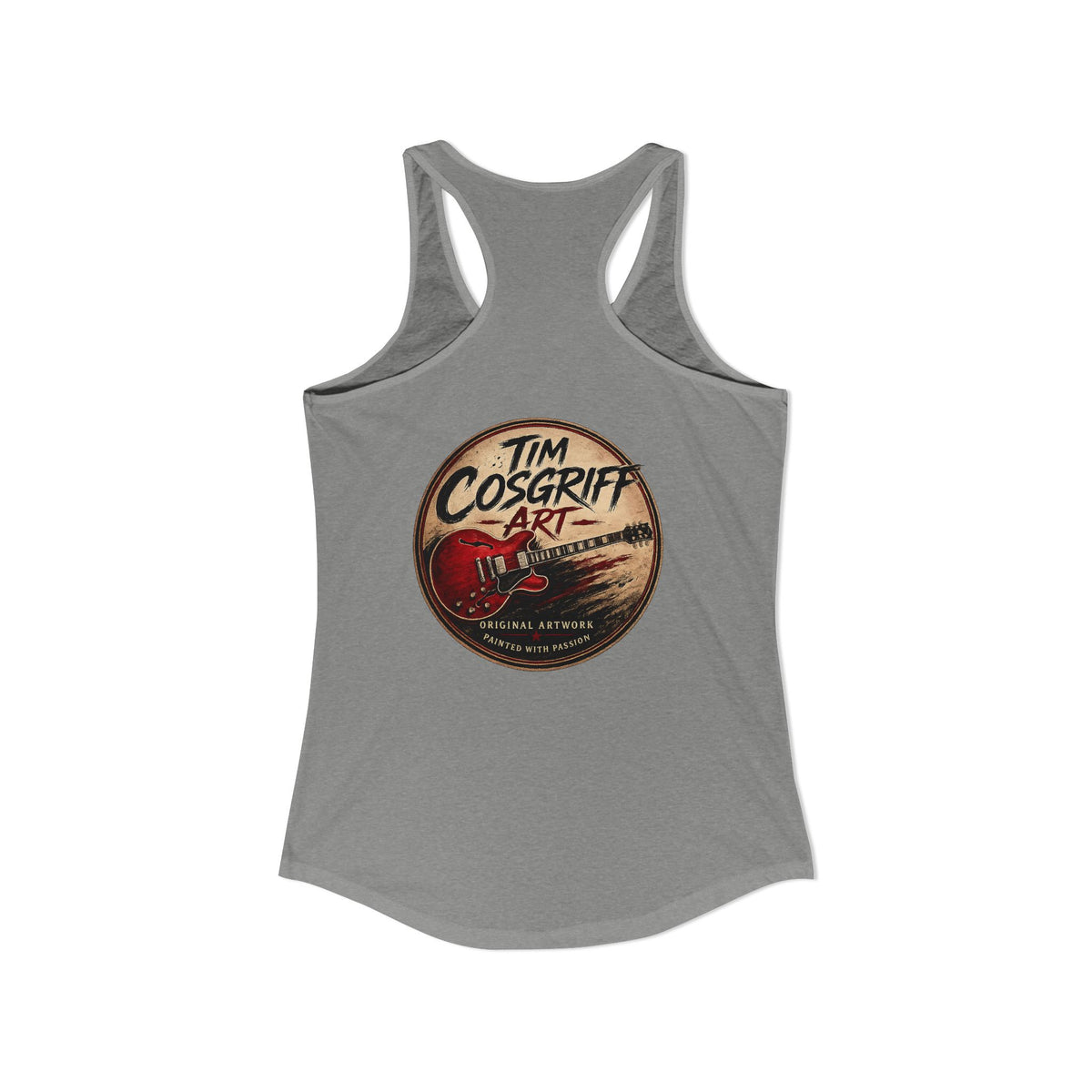 Jimmy Page Guitarist Women's Ideal Racerback Tank