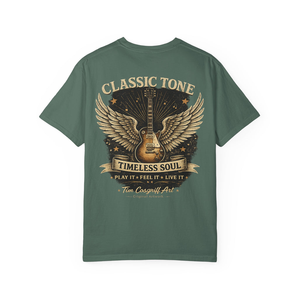 Classic Tone Timeless Soul Guitar T-Shirt — Vintage Rock Music Tee