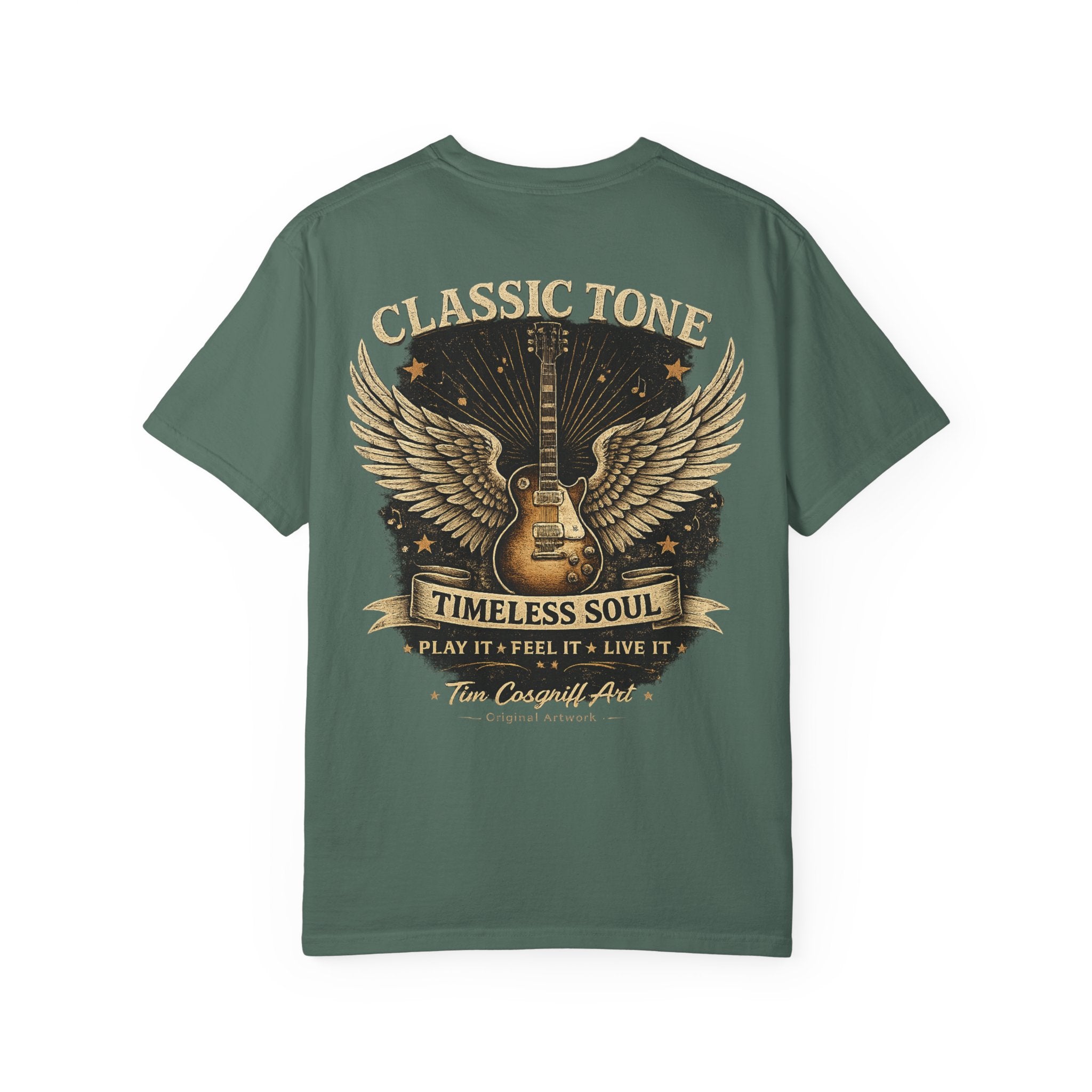 Classic Tone Timeless Soul Guitar T-Shirt — Vintage Rock Music Tee