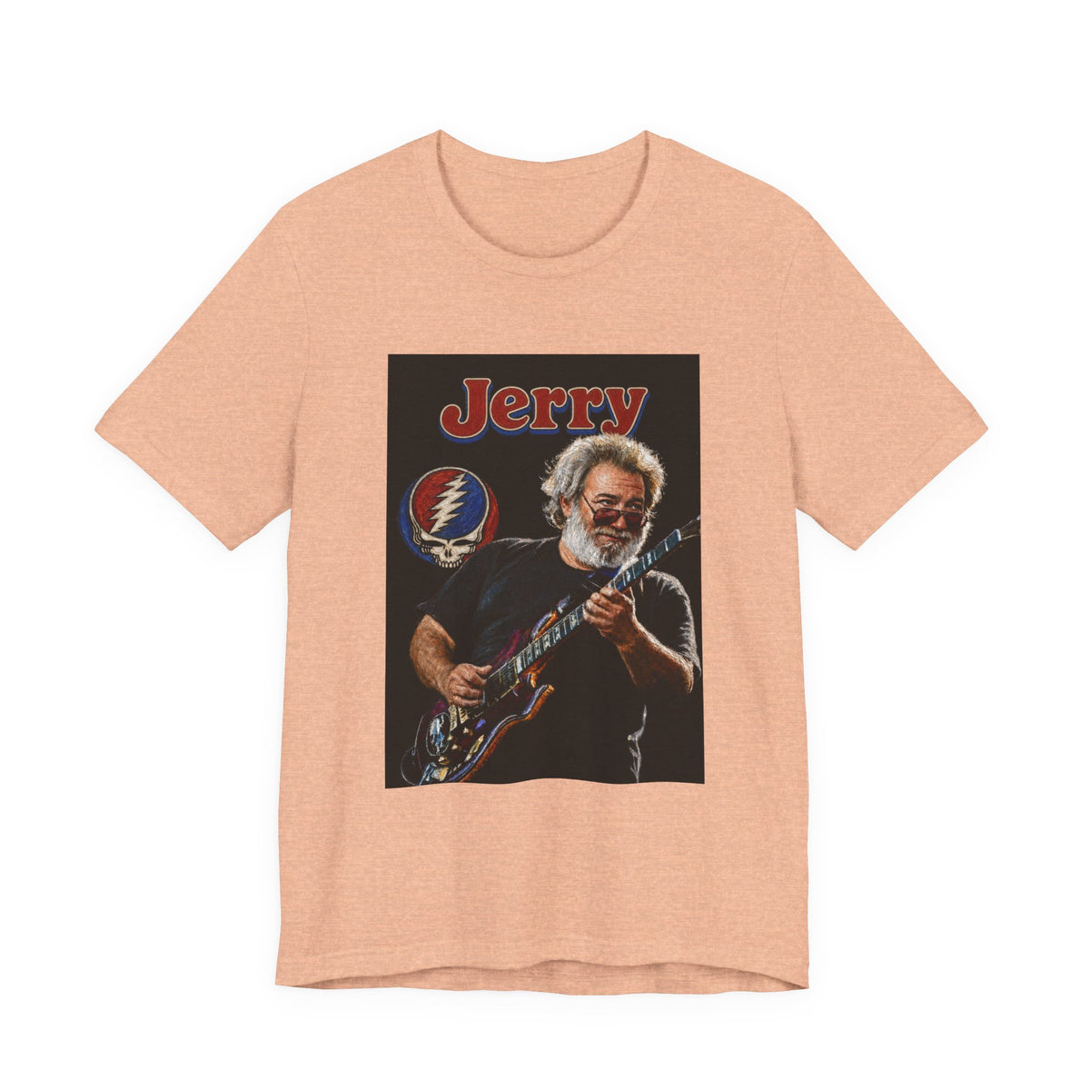 Jerry Garcia Guitar Portrait T Shirt